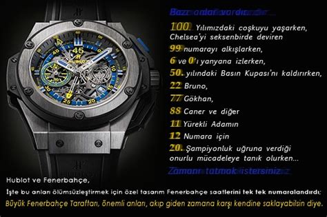 hublot fenerbahçe serisi|FENERBAHÇE VE HUBLOT MARKASININ PRESTİJ .